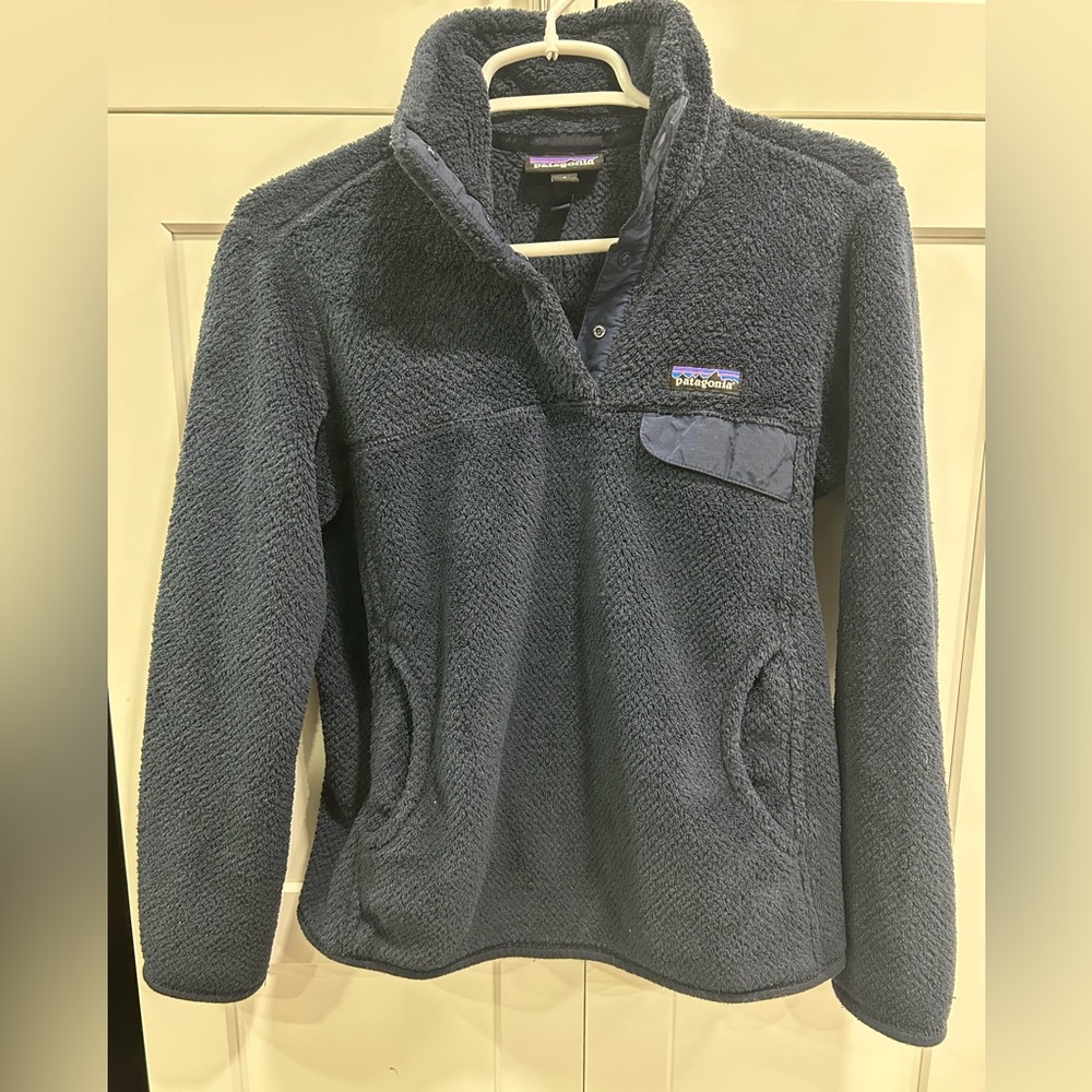 Patagonia Navy Blue Fleece Jacket